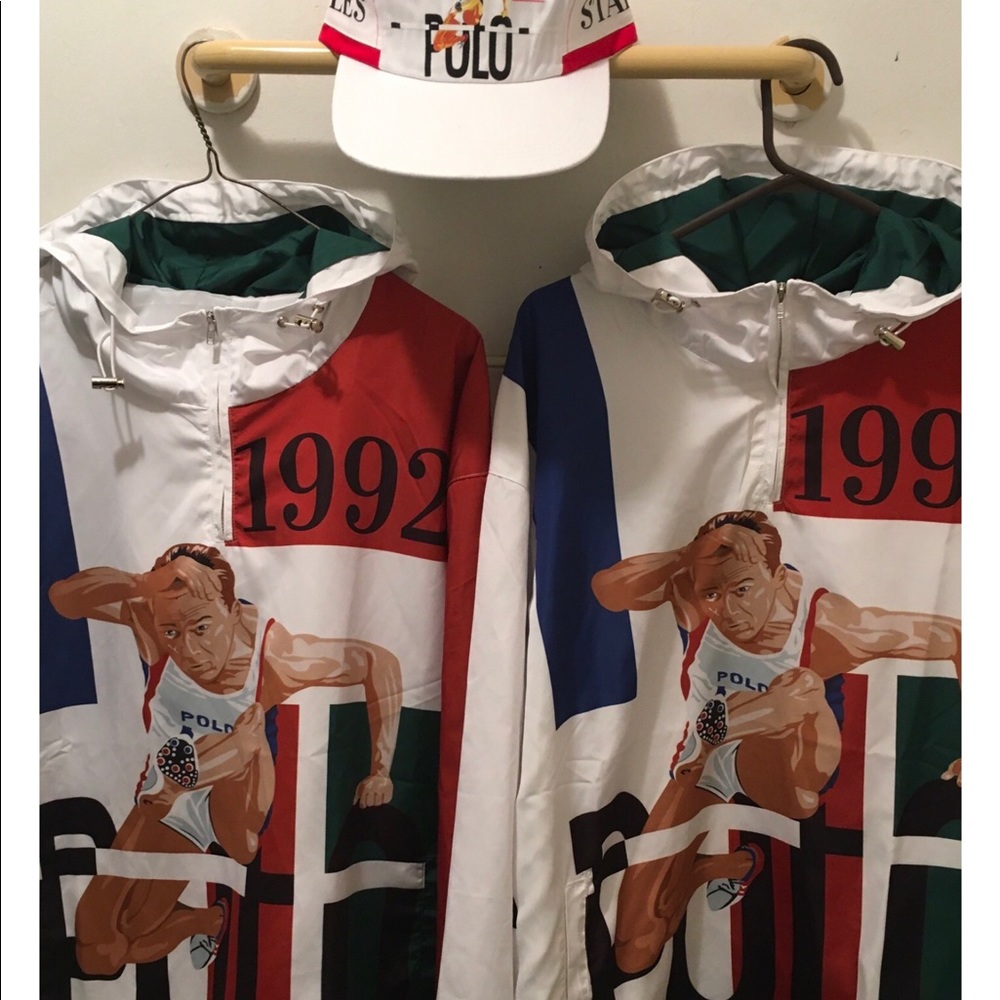 Polo Hurdles windbreaker hoodie